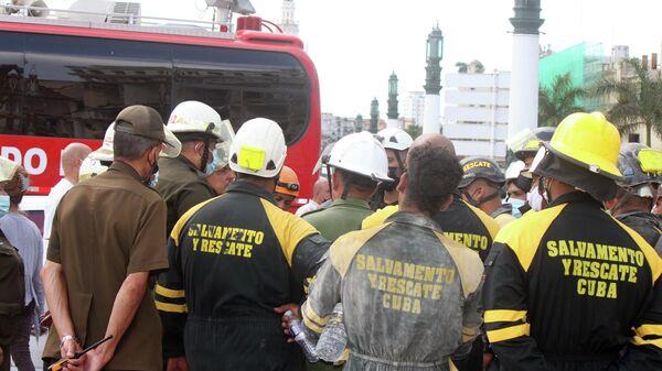 CONTINUAN LABORES DE RESCATE EN DERRUMBE EN TERMOELECTRICA DE CUBA