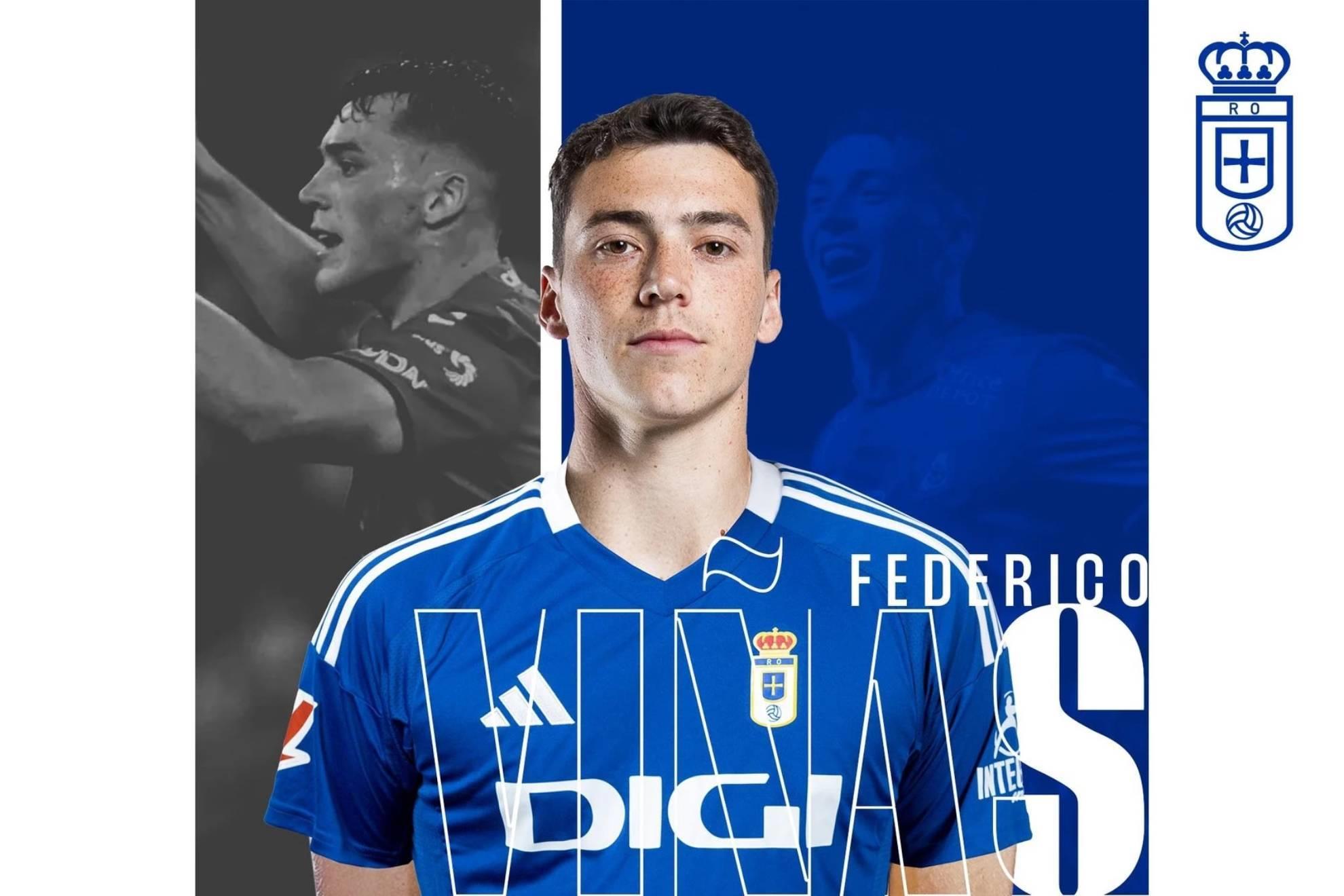 FEDERICO VIÑAS ES CEDIDO AL REAL OVIEDO AUNQUE SE MANTENDRÁ EN MÉXICO