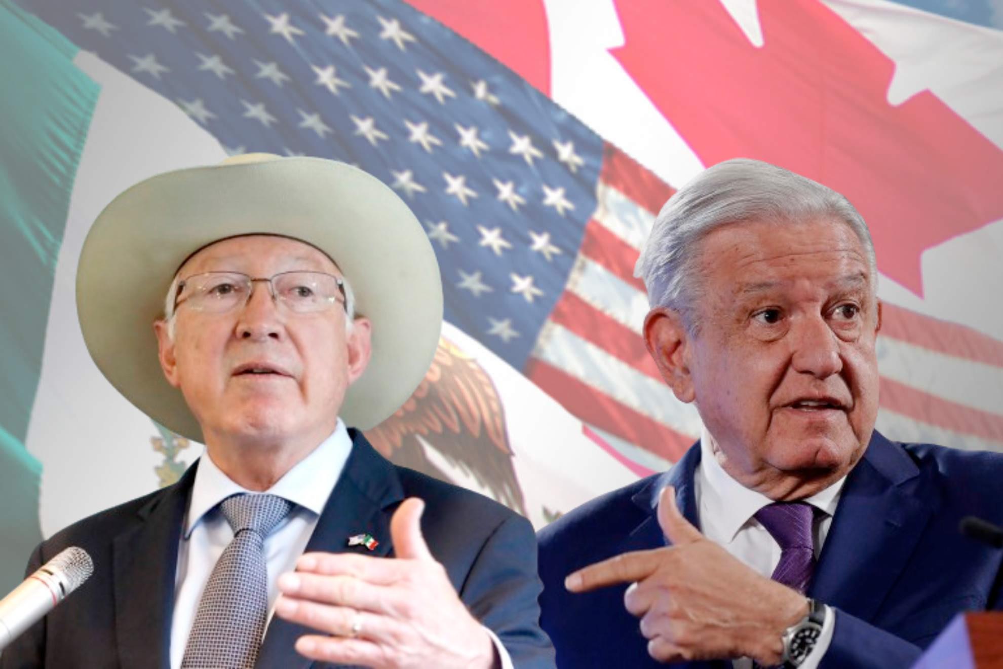 AMLO PAUSA RELACIÓN CON EMBAJADA DE EEUU Y CANADÁ EN MÉXICO POR PALABRAS DE KEN SALAZAR