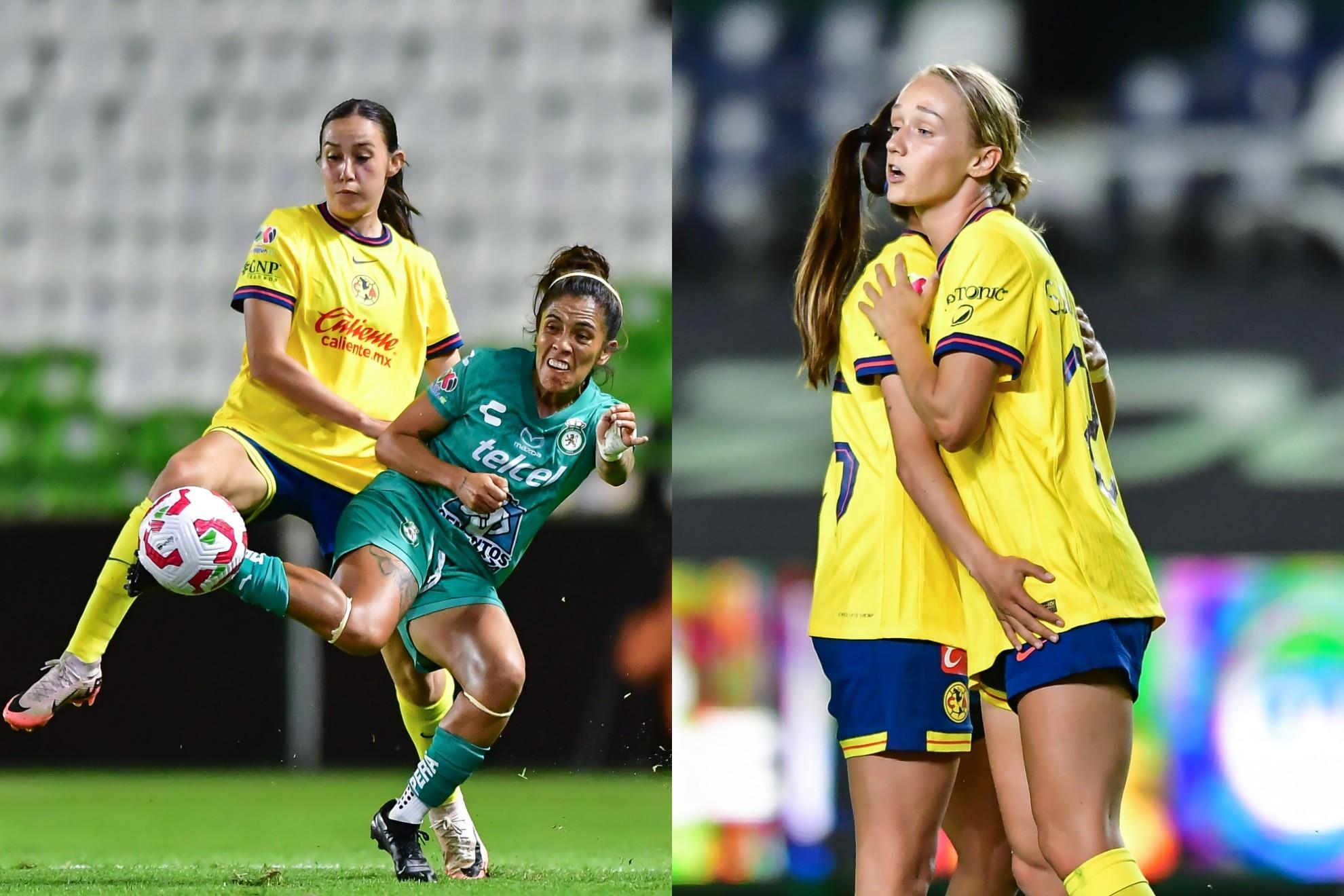 SOLITARIO GOL DE SARAH LUEBBERT PARA AMARRAR LA VICTORIA DEL AME FEMENIL