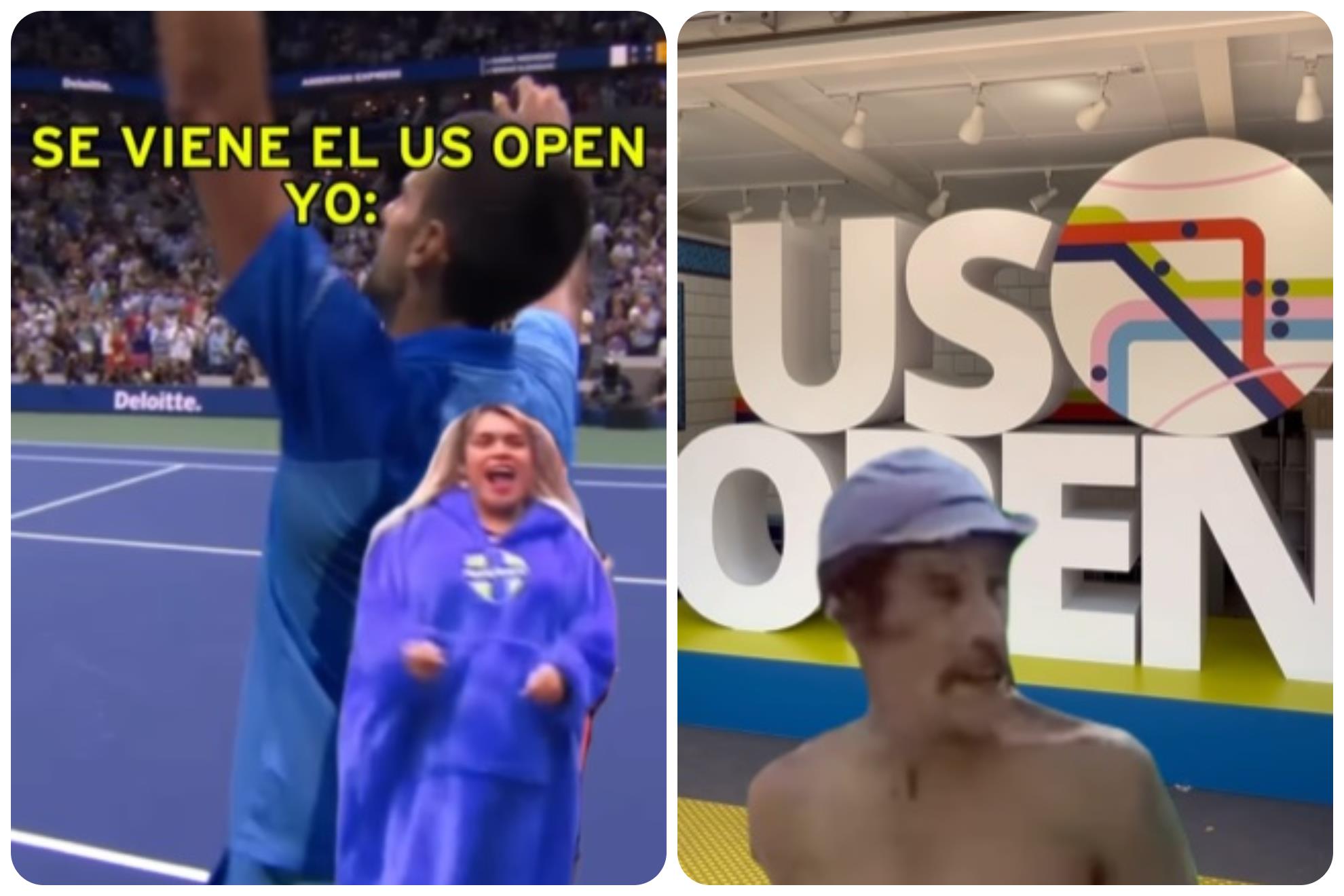 WENDY GUEVARA Y DON RAMÓN ROBAN CÁMARA EN EL US OPEN DE TENIS