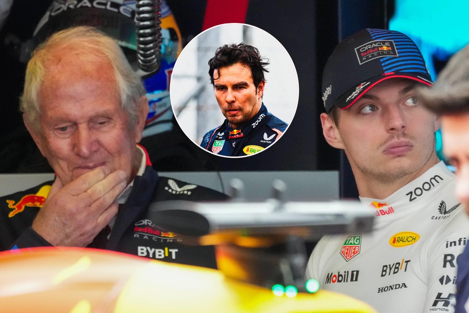 MARKO NO JUSTIFICA A CHECO, PERO A VERSTAPPEN SÍ POR MAL RENDIMIENTO: 