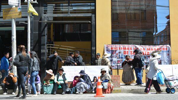 ARRANCA EL JUICIO POR LA MASACRE DE SENKATA EN BOLIVIA: 