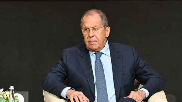 LAVROV OFRECE UNA RUEDA DE PRENSA TRAS DIRIGIRSE A LA ASAMBLEA GENERAL DE LA ONU