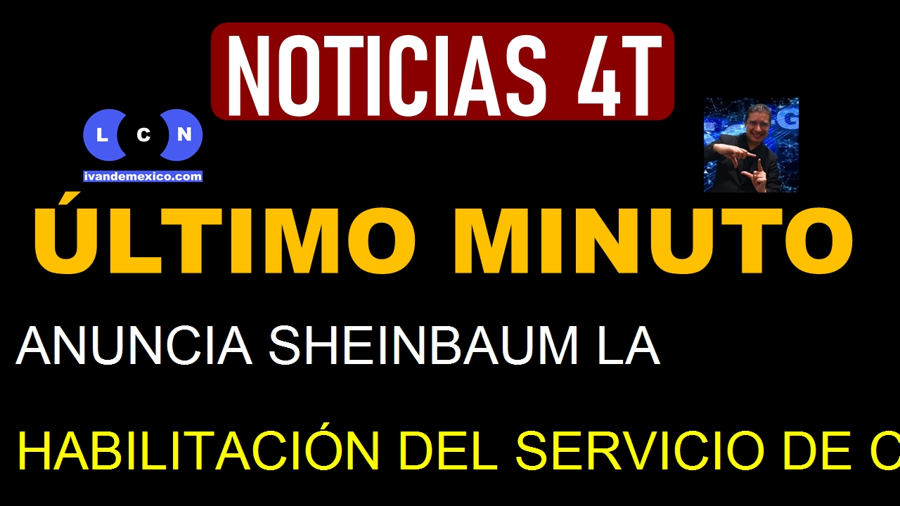 ANUNCIA SHEINBAUM LA HABILITACIÓN DEL SERVICIO DE CARGA EN EL TREN MAYA