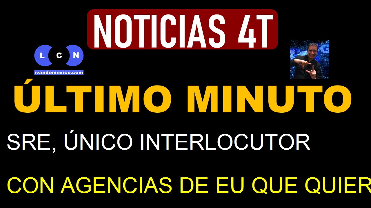 SRE, ÚNICO INTERLOCUTOR CON AGENCIAS DE EU QUE QUIERAN OPERAR AQUÍ: FUNCIONARIOS