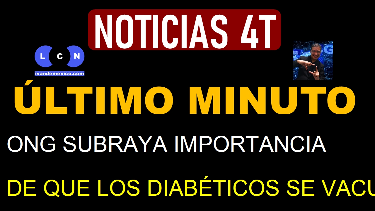 ONG SUBRAYA IMPORTANCIA DE QUE LOS DIABÉTICOS SE VACUNEN CONTRA LA INFLUENZA