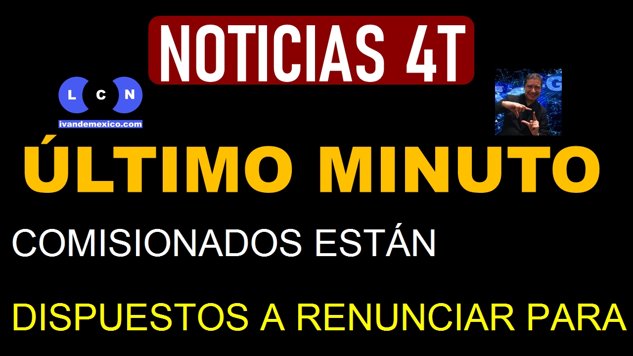 COMISIONADOS ESTÁN DISPUESTOS A RENUNCIAR PARA SALVAR AL INAI