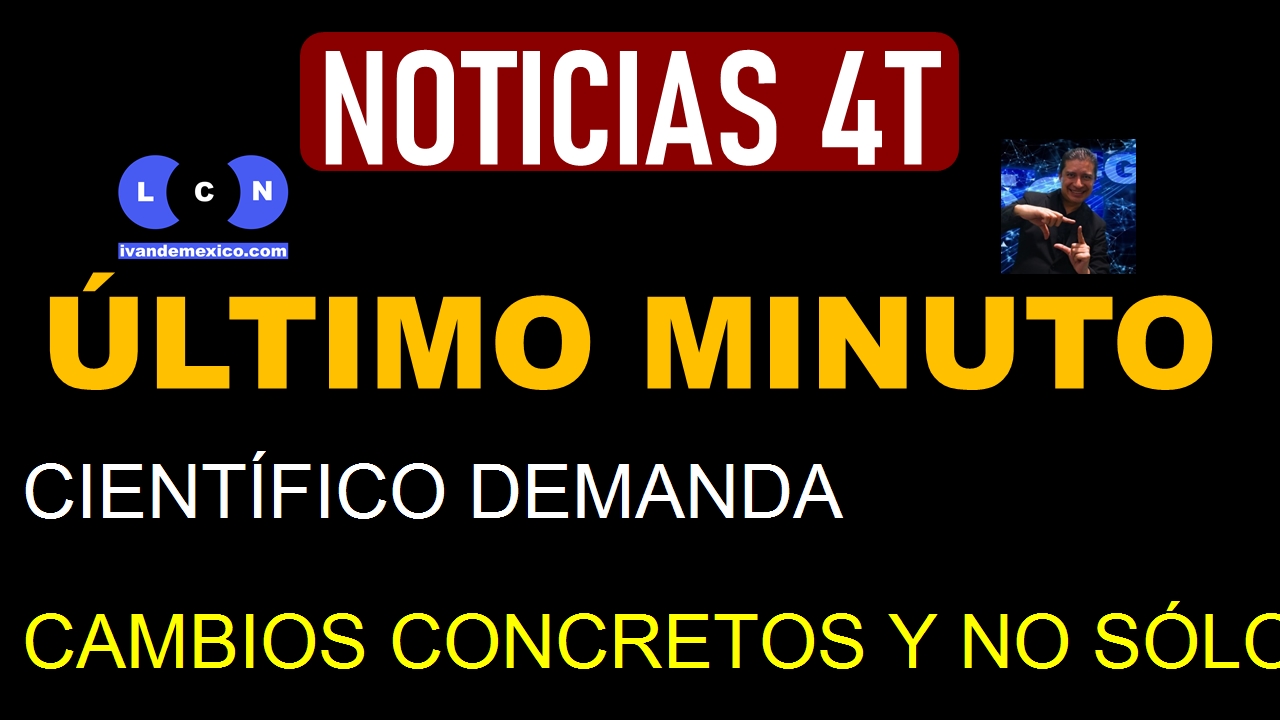 CIENTÍFICO DEMANDA CAMBIOS CONCRETOS Y NO SÓLO REUNIONES VANAS