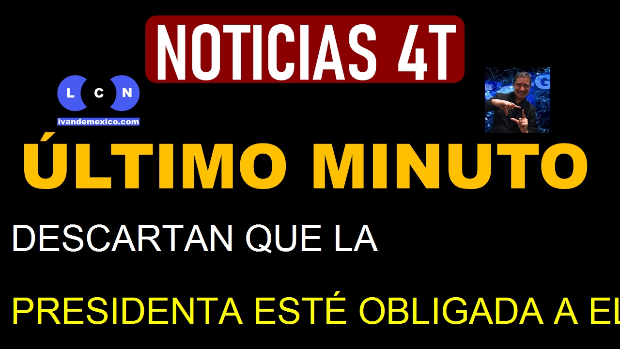 DESCARTAN QUE LA PRESIDENTA ESTÉ OBLIGADA A ELIMINARLA ENMIENDA DEL DOF