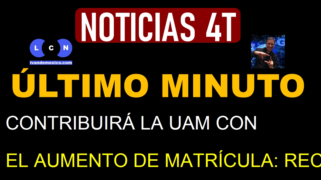 CONTRIBUIRÁ LA UAM CON EL AUMENTO DE MATRÍCULA: RECTOR