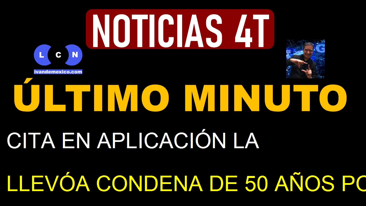 CITA EN APLICACIÓN LA LLEVÓA CONDENA DE 50 AÑOS POR ALGUIEN QUE NI CONOCÍA