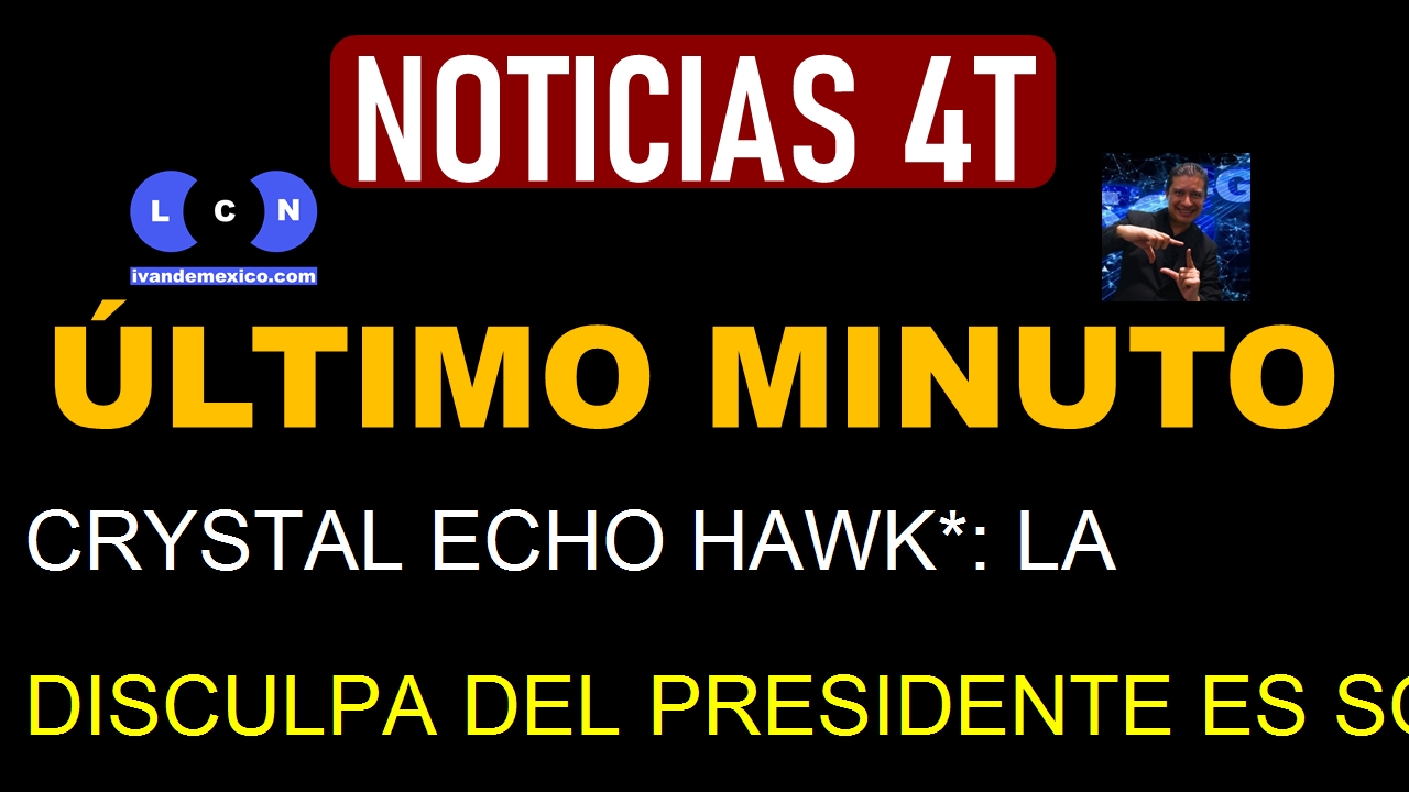 CRYSTAL ECHO HAWK*: LA DISCULPA DEL PRESIDENTE ES SÓLO UN PRIMERPASO PARA LOS PUEBLOS INDÍGENAS DE EU