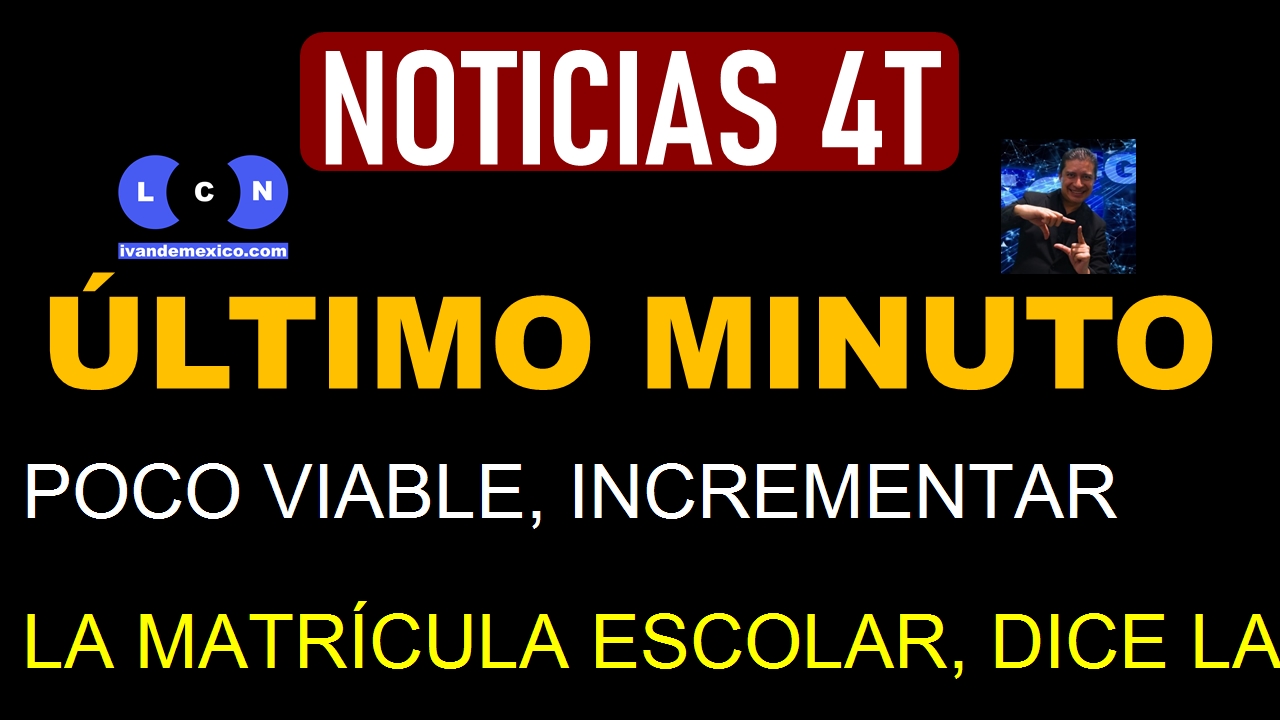 POCO VIABLE, INCREMENTAR LA MATRÍCULA ESCOLAR, DICE LA UNAM