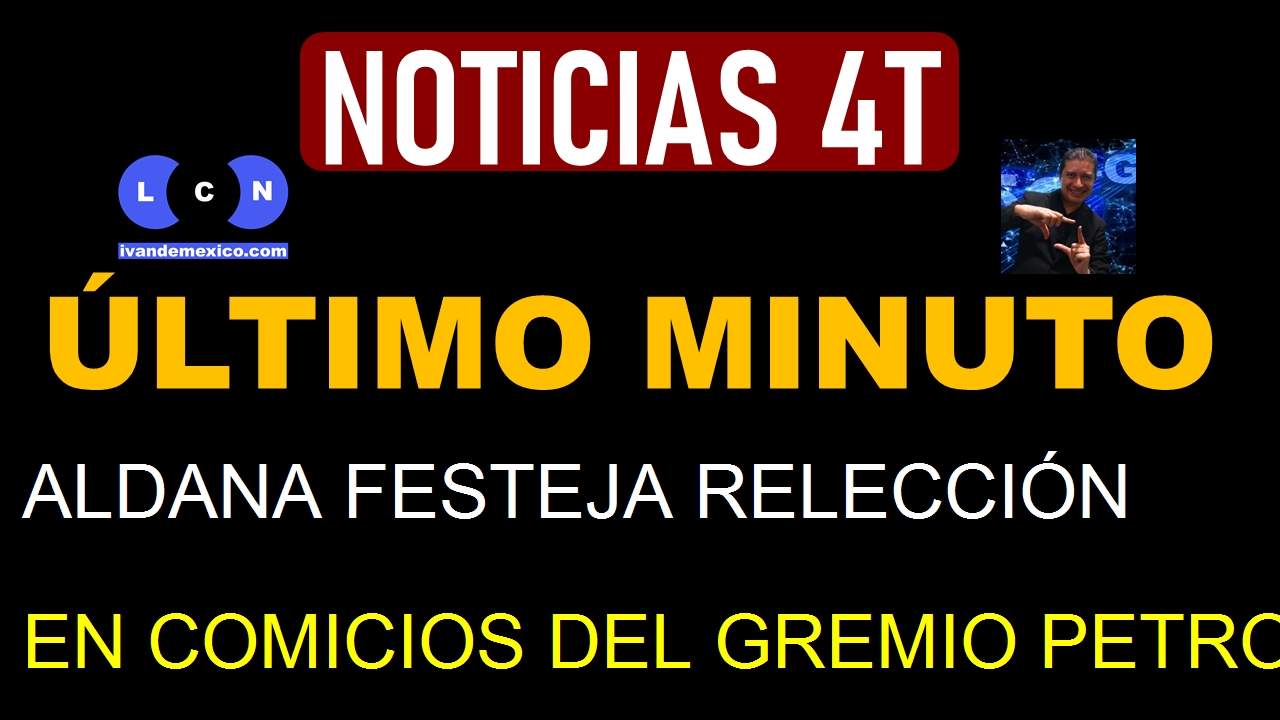 ALDANA FESTEJA RELECCIÓN EN COMICIOS DEL GREMIO PETROLERO