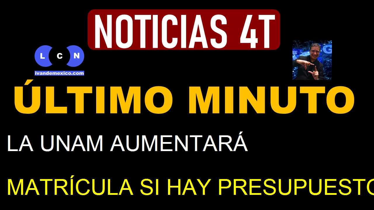 LA UNAM AUMENTARÁ MATRÍCULA SI HAY PRESUPUESTO: RECTOR