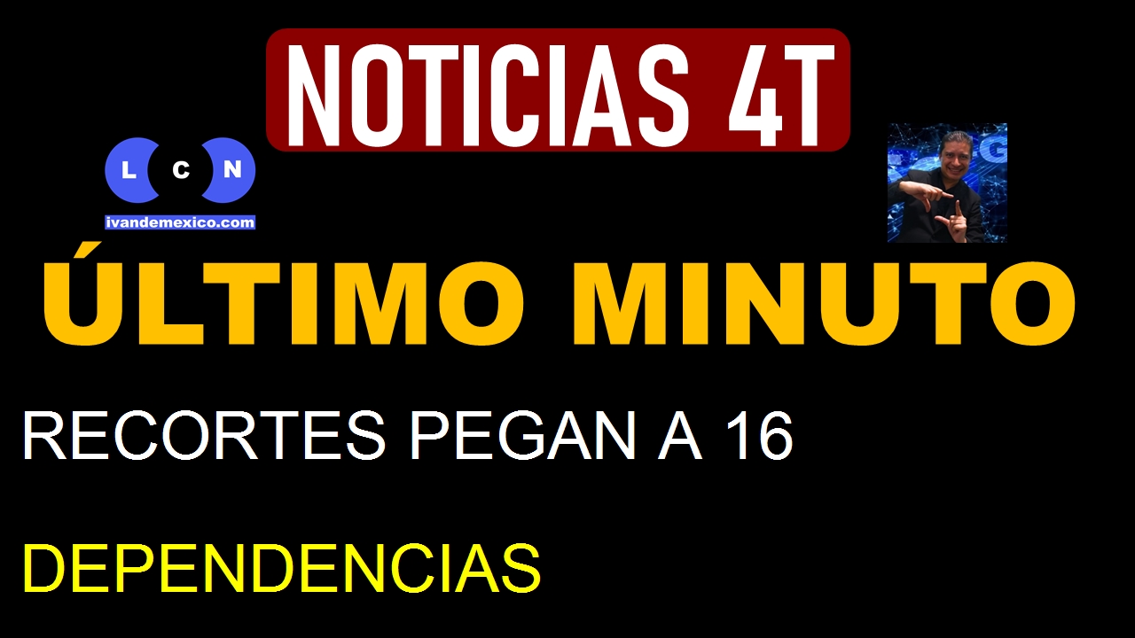 RECORTES PEGAN A 16 DEPENDENCIAS