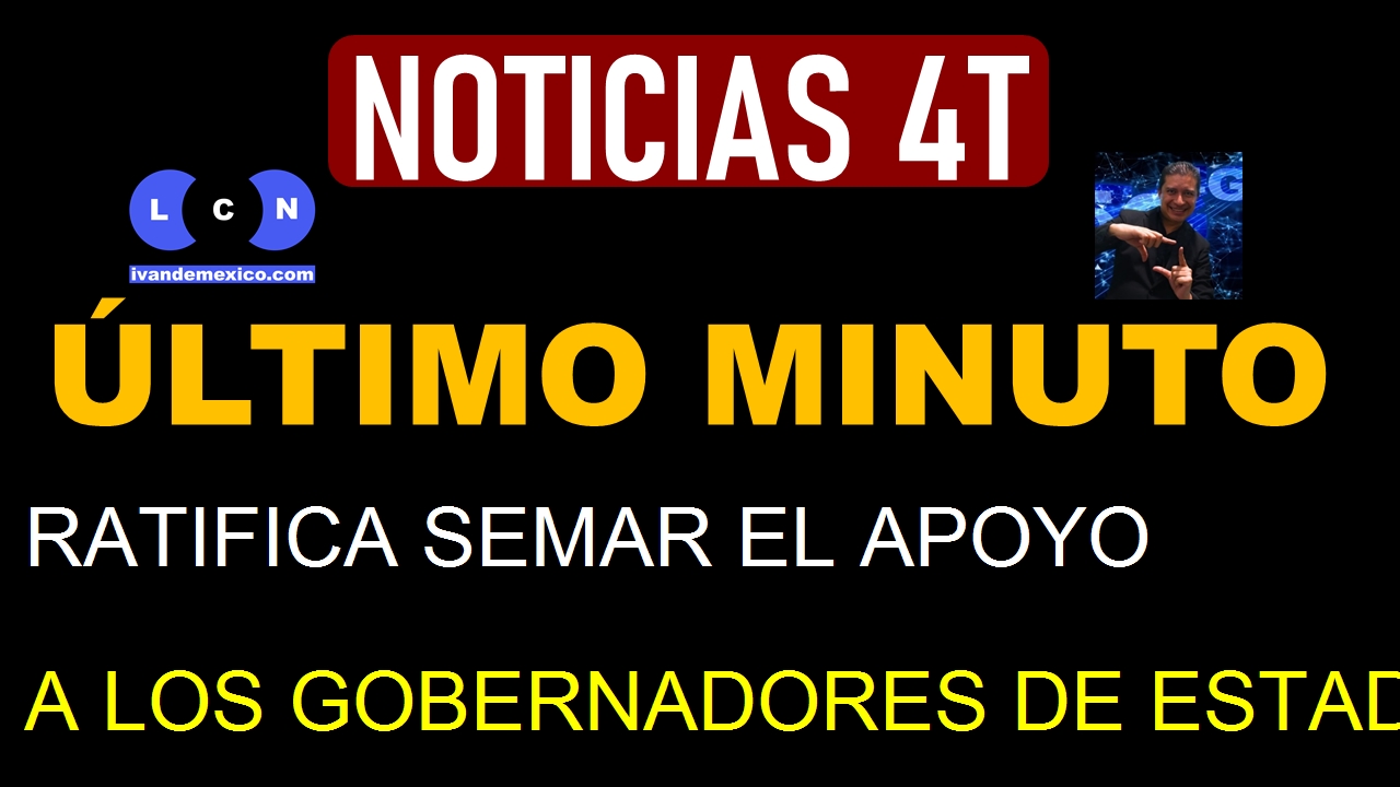 RATIFICA SEMAR EL APOYO A LOS GOBERNADORES DE ESTADOS EN ZONAS COSTERAS