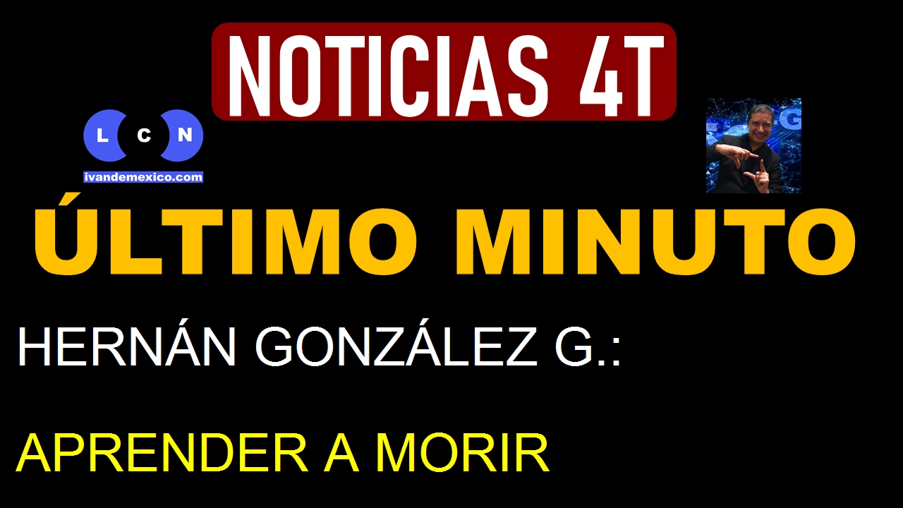 HERNÁN GONZÁLEZ G.: APRENDER A MORIR